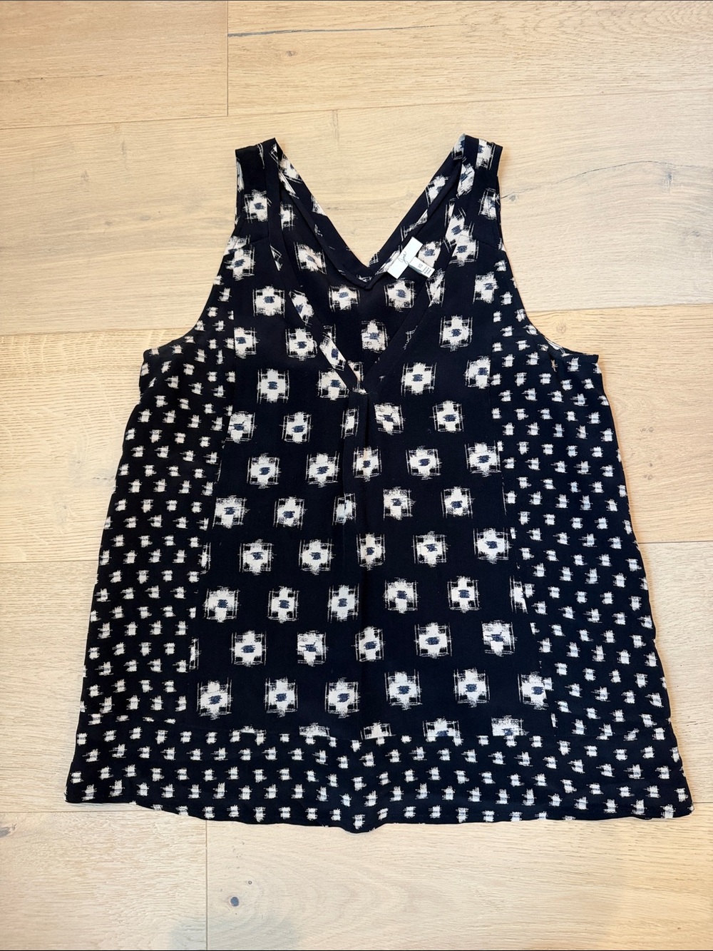 Joie Silk V-Neck Sleeveless Top